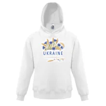 Детская толстовка с цветами Ukraine