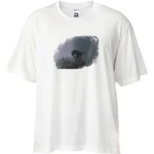 Футболка Oversize з їжачком в тумані