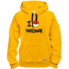 Толстовка I love Pokemon