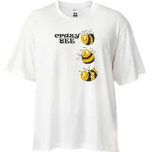 Футболка Oversize Crazy Bee Пчелы