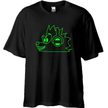 Футболка Oversize Рок ЕжИк