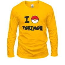 Лонгслив I love Pokemon