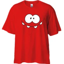Футболка Oversize Cut the rope face