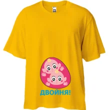 Футболка Oversize Двойня