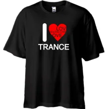 Футболка Oversize I Love Trance