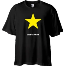 Футболка Oversize Best papa