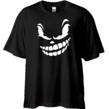 Футболка Oversize Angry smile