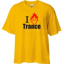 Футболка Oversize I love Trance (3)