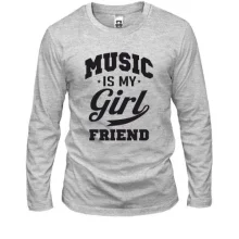 Лонгслив Music is my girlfriend