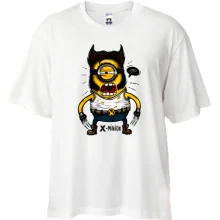 Футболка Oversize c миньоном-росомахой (x-minion)