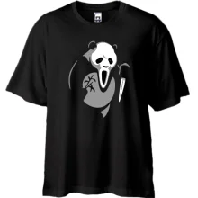 Футболка Oversize с Пандой (крик 2)