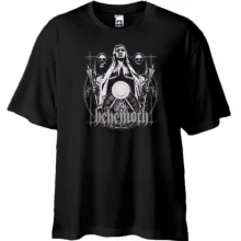 Футболка Oversize Behemoth (с монахиней)