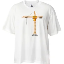 Футболка Oversize с подъемным краном