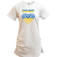 Туника Ukraine (сердце из звезд)