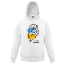 Детская толстовка Love Ukraine (Цветок)