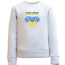 Дитячий світшот Ukraine (серце із зірок)