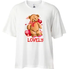 Футболка Oversize Мишка Lovely