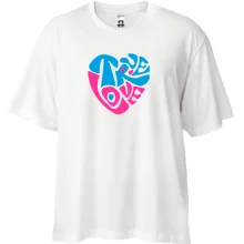 Футболка Oversize True love серце