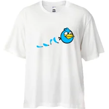 Футболка Oversize Blue bird