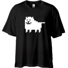 Футболка Oversize Undertale game dog