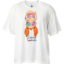 Футболка Oversize Crazy Summer (Шалене літо)