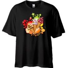 Футболка Oversize Морозивовий Мікс