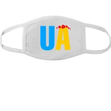 Маска с надписью UA с венком