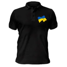 Футболка поло Украинское знамя