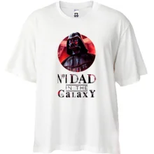 Футболка Oversize №1 dad in the galaxy