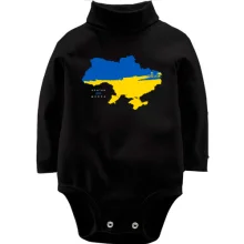 Детское боди с длинным рукавом Украина - страна добра