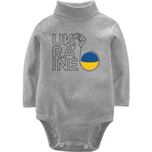 Детское боди с длинным рукавом Ukraine Power