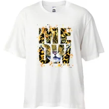 Футболка Oversize c леопардом 