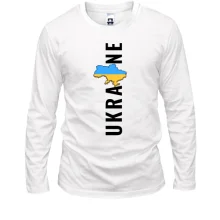 Лонгслив Ukraine (надпись с картой)