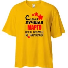 Футболка Oversize с надписью 