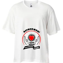 Футболка Oversize з написом 