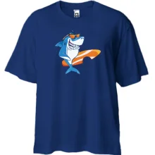 Футболка Oversize Shark Surfer