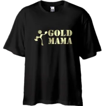 Футболка Oversize Gold мама