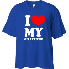 Футболка Oversize My girlfrend