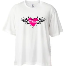 Футболка Oversize Сердце Devil