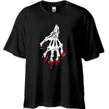 Футболка Oversize Рука скелета
