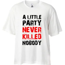Футболка Oversize A little party