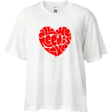Футболка Oversize all we need is love (2)