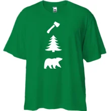 Футболка Oversize ICONSPEAK the lumberjack story