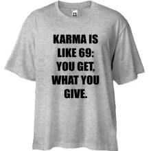 Футболка Oversize Karma