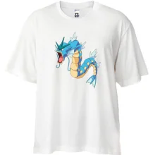 Футболка Oversize с покемоном Гярадос (Gyarados)