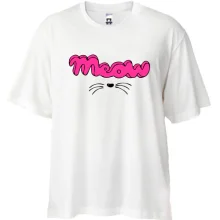 Футболка Oversize Мяу