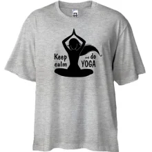 Футболка Oversize Keep Calm an Do Yoga