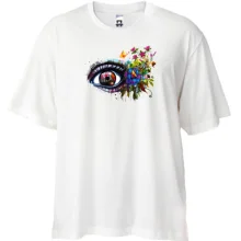 Футболка Oversize з акварельним оком (2)