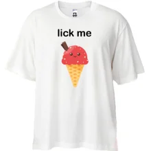 Футболка Oversize Lick me