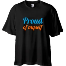 Футболка Oversize Proud of myself